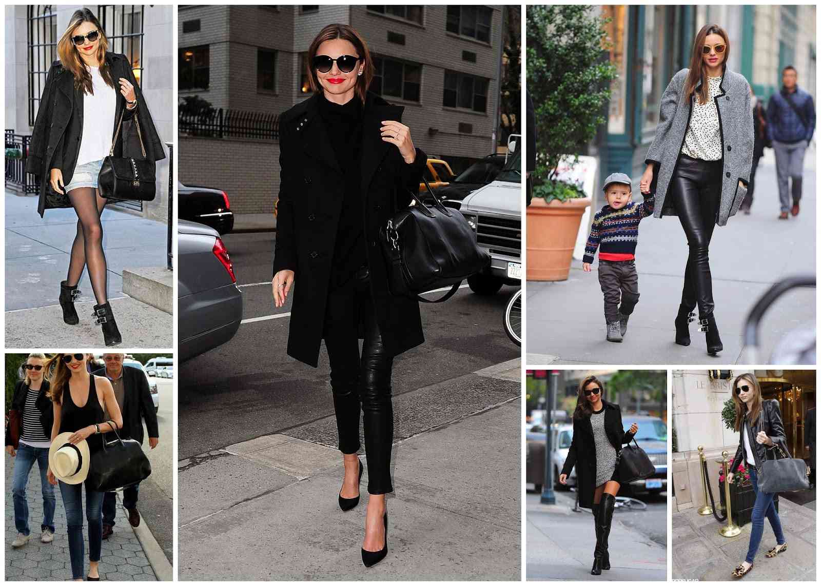 Miranda Kerr - black outfit