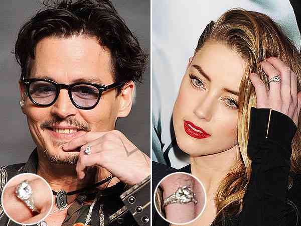 inel de logodna johnny depp and amber