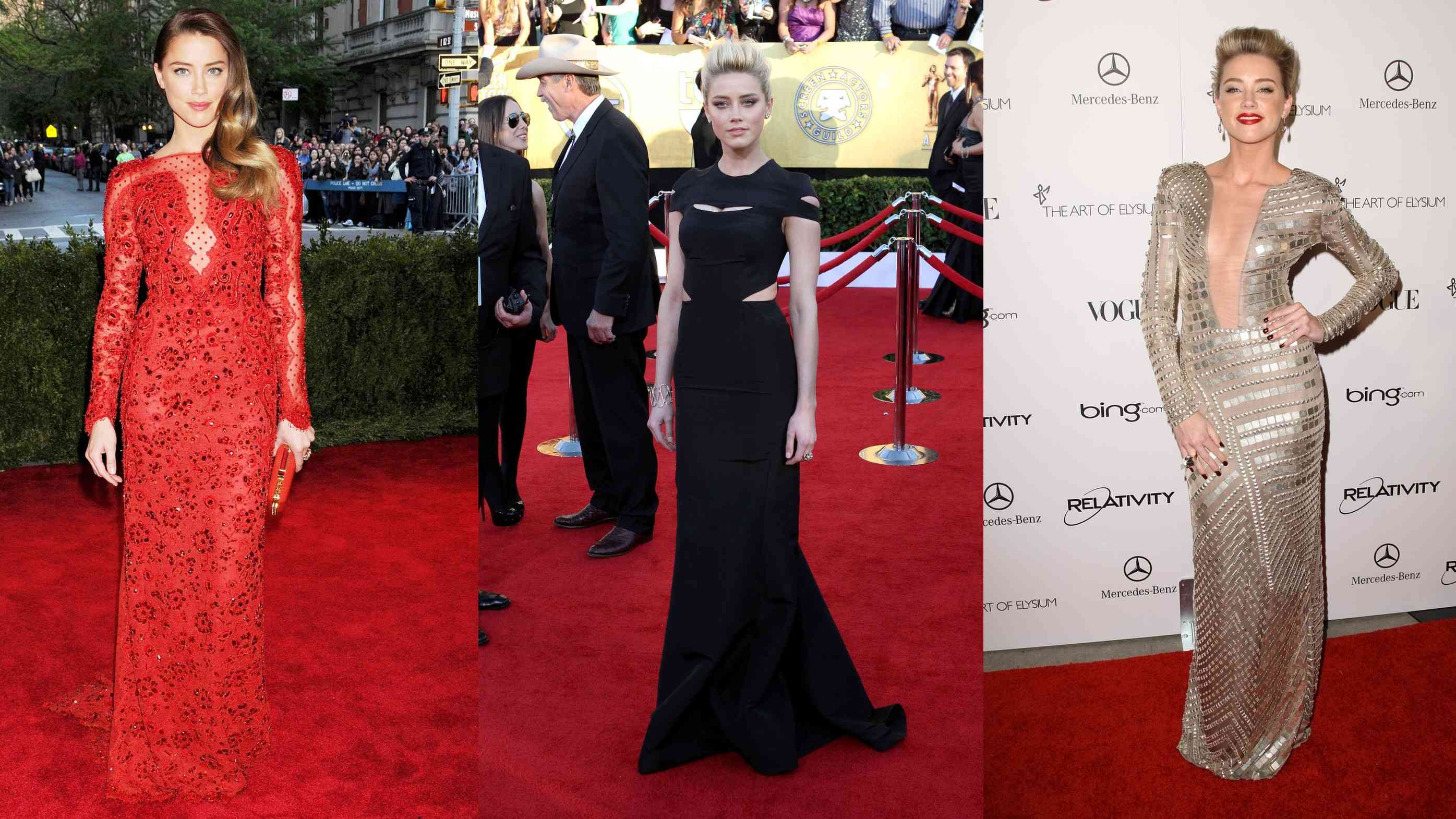 amber heard tinute de gala