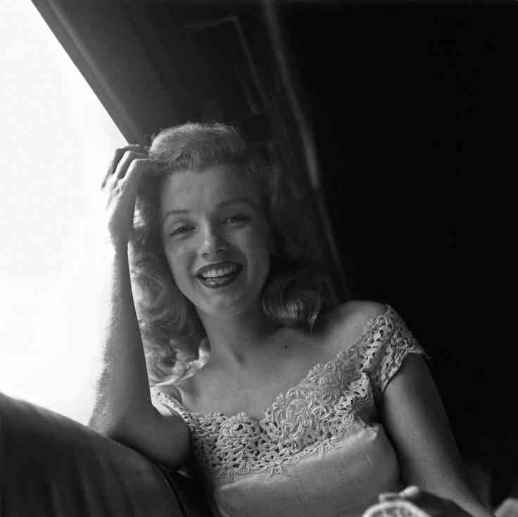 Marilyn Monroe On A Train