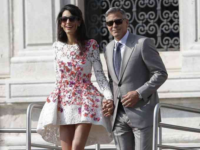 George Clooney s-a căsătorit. Nunta lui George Clooney, în imagini