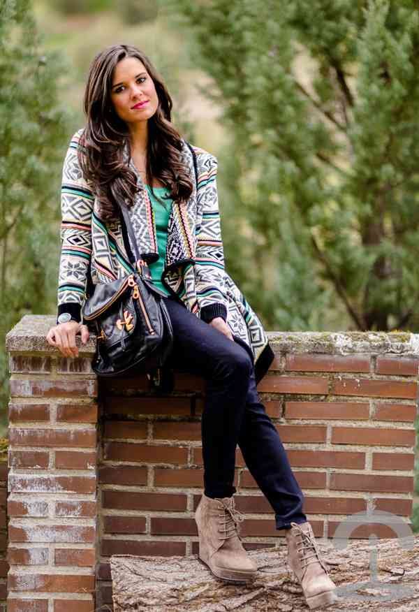 cardigan cu imprimeu