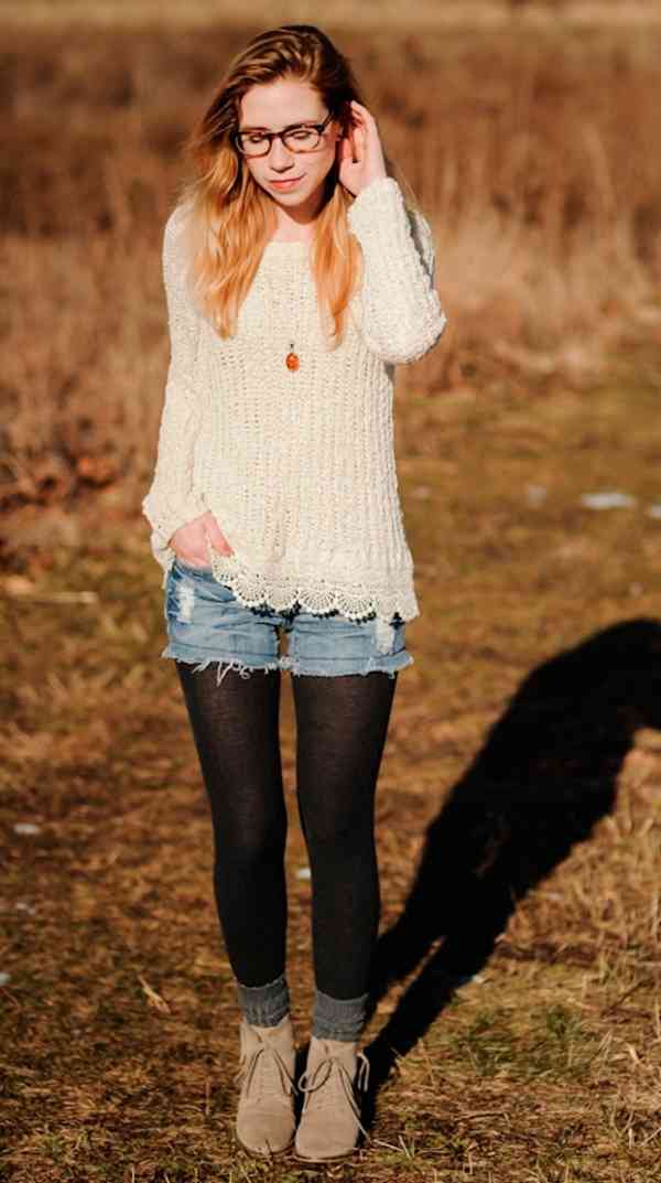 cum sa porti pantalonii scurti toamna