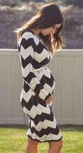 rochie cu dungi chevron