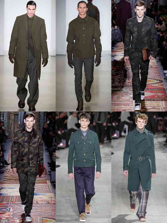 tendinte moda 2014 militar