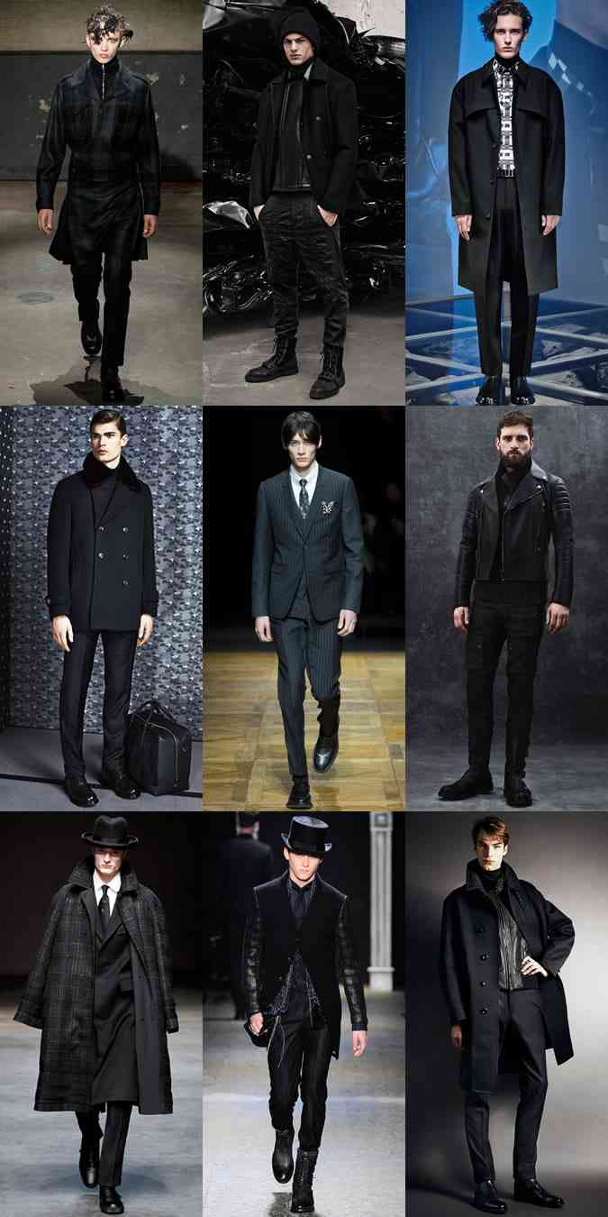 tinute negre la moda iarna asta