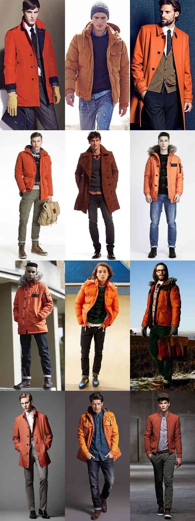 portocaliul la moda iarna 2014 barbati