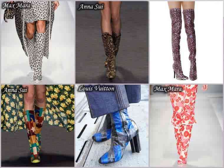 7 cizme la moda print