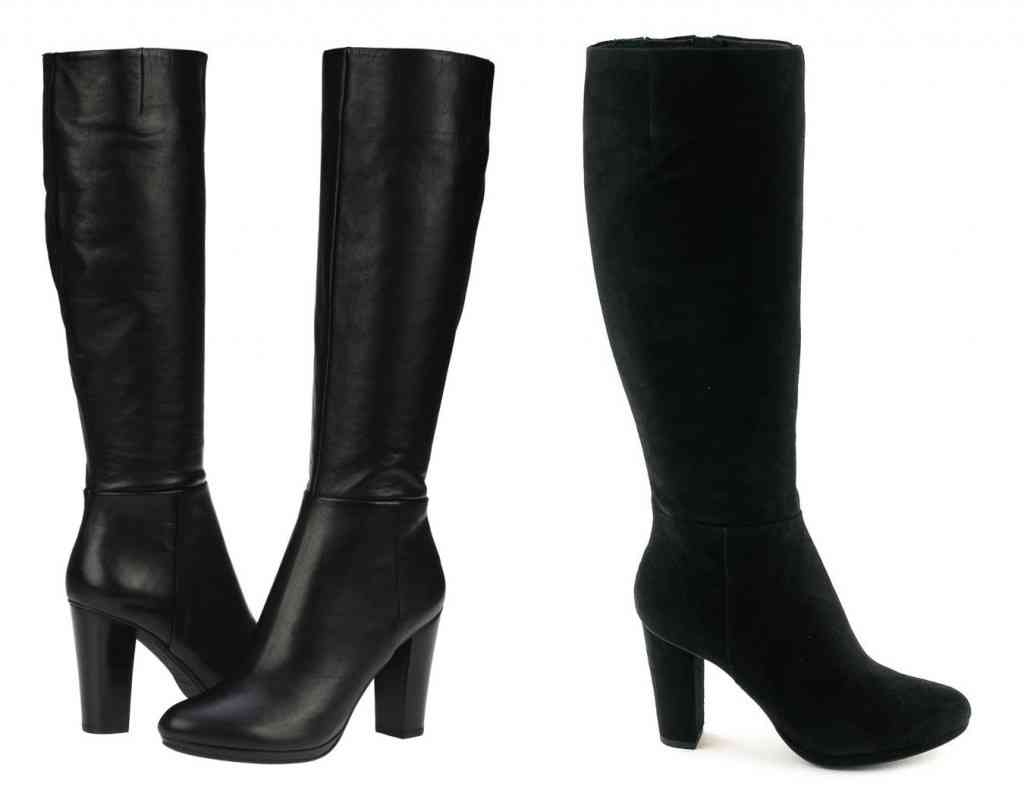 cizme cu toc negre