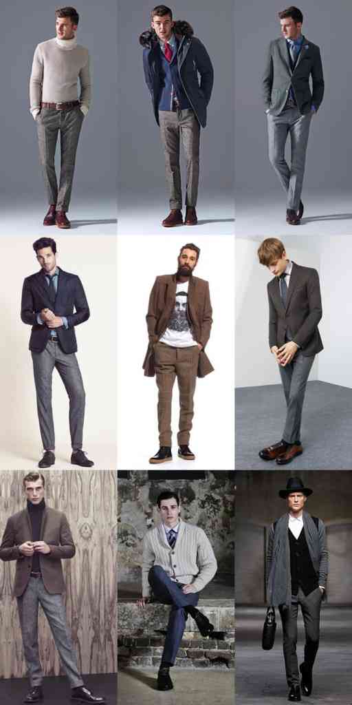 pantaloni la moda 2015 tweed