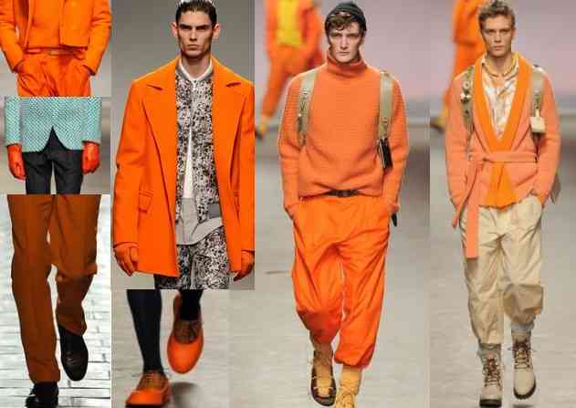 portocaliu la moda 2015