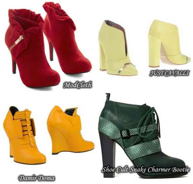 botine cu toc