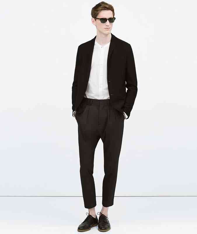 3 haine negre la moda pantaloni