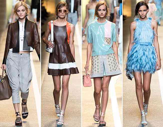 colecția Fendi primăvară- vară 2015 - Milano Fashion Week 5