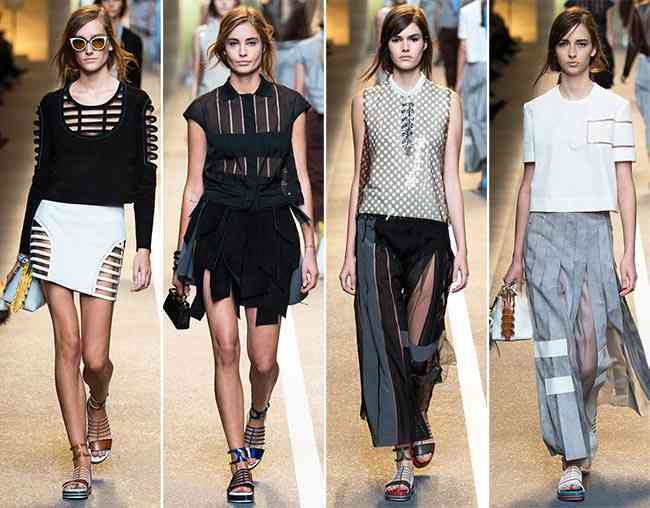colecția Fendi primăvară- vară 2015 - Milano Fashion Week 6