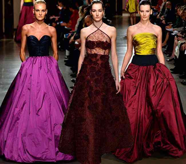 colecția Oscar de la Renta pentru toamna - iarna 2015-2016