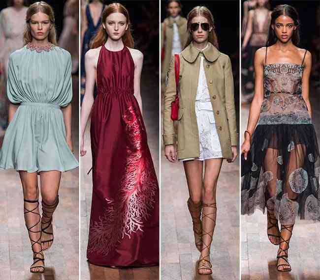 colecția Valentino pentru primăvara - vara 201510