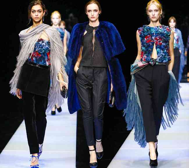 colecția toamnă-iarnă Emporio Armani 2015-2016