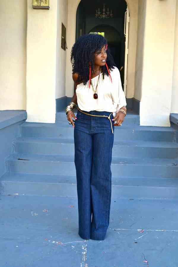 pantaloni cu talie inalta 3