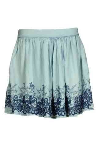 FUSTA BERSHKA KIDDO LIGHT BLUE