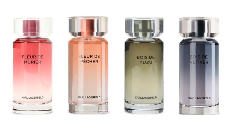 Parfumuri Fleur de Murier, Fleur de Percher, Bois de Yuzu si Bois de Vetiver de Karl Lagerfeld